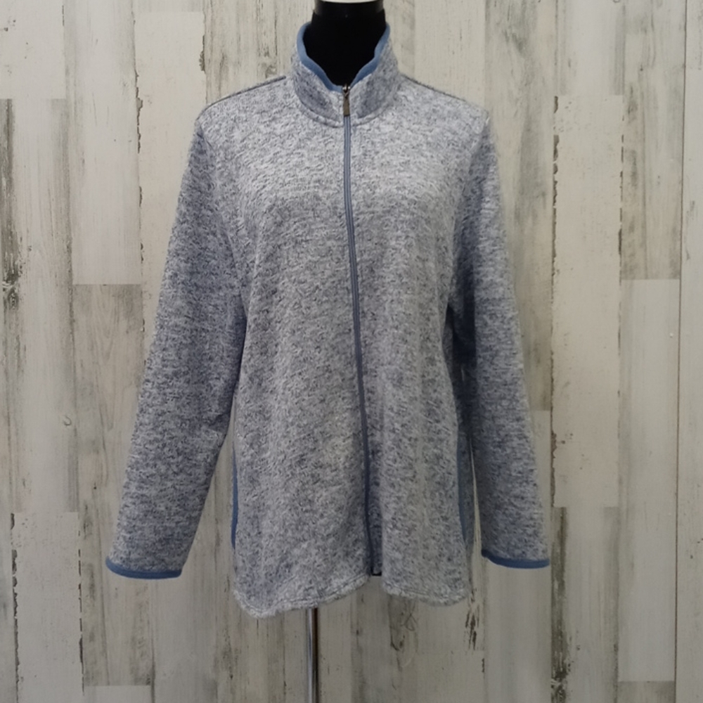 0701 Stan Herman Zip up Sweater Jacket